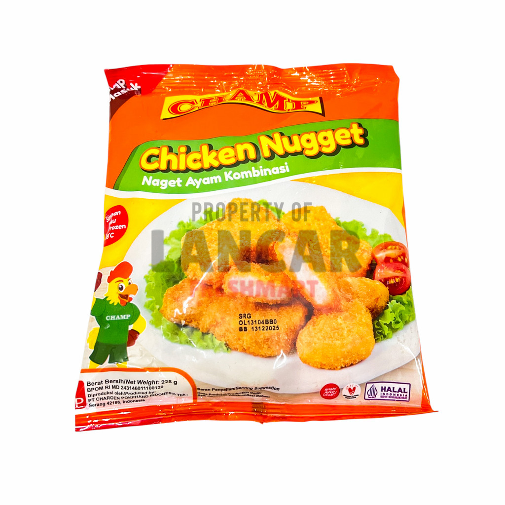 

CHAMP CHICKEN NUGGET 225GR