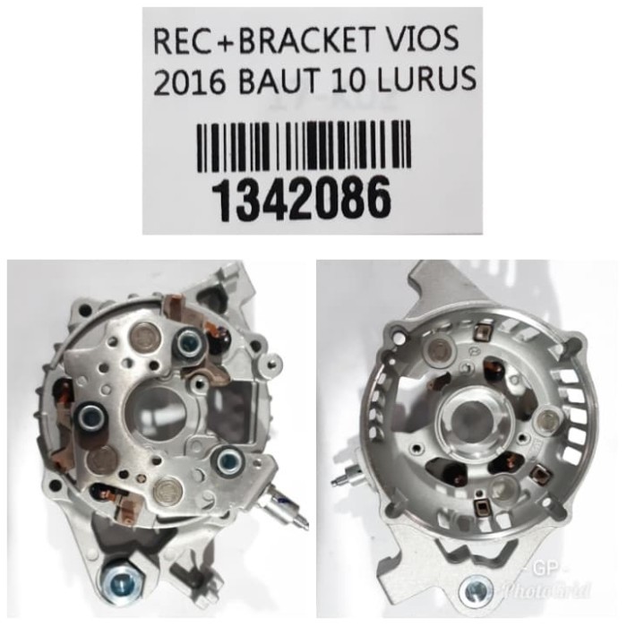 Rectifier - Silikon & Bracket USI Toyota Vios 2016 Baut 10 (Lurus)