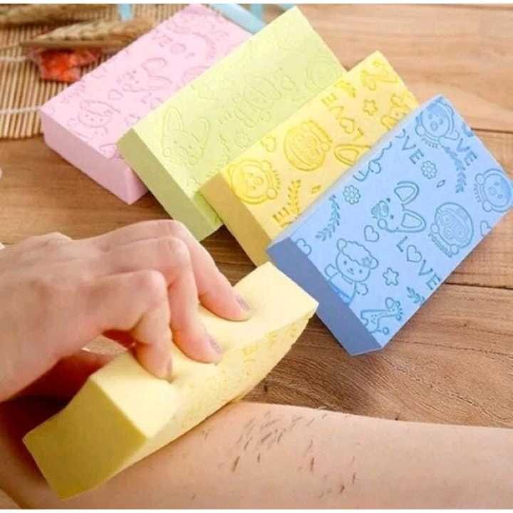 (wk acc) spons pembersih daki serbaguna / spons pororo pembersih badan / Pembersih Badan Sponge Daki