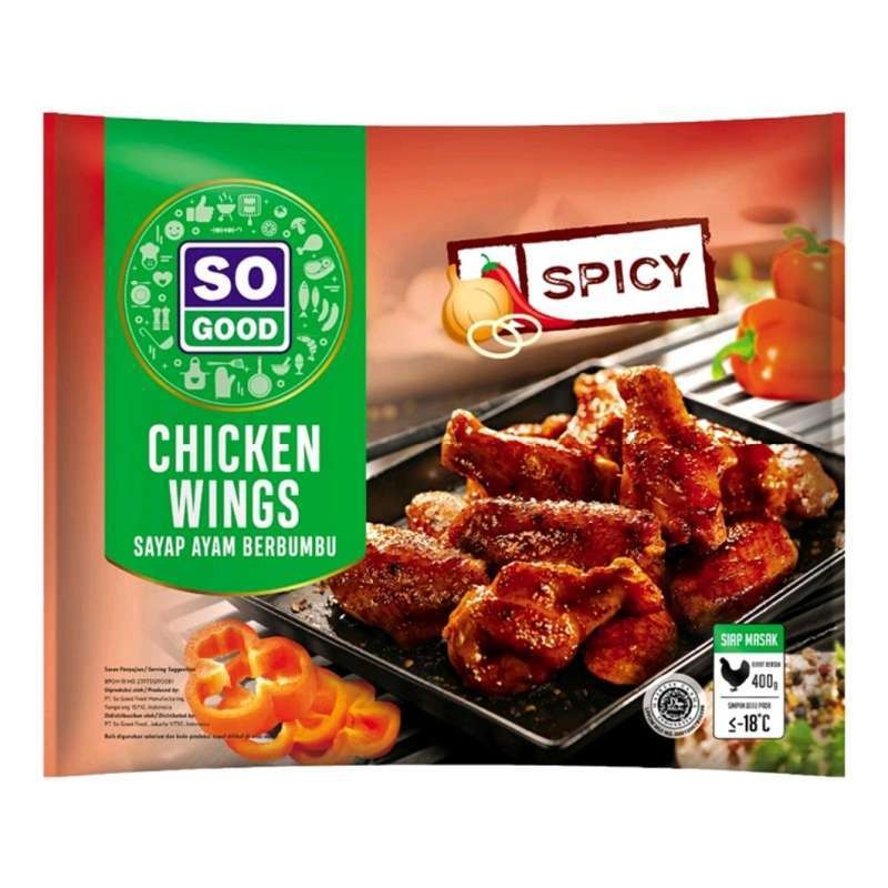 

So Good Spicy Chicken Wings 400 gr