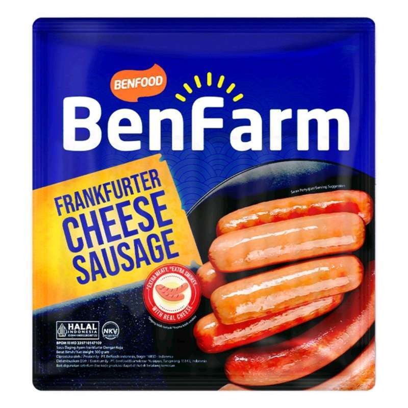 

Benfarm Frankfurter Cheese Sausage Sosis Keju 300 gr
