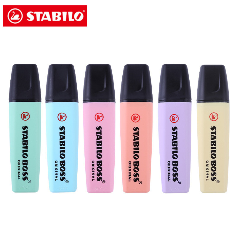 

Germany STABILO Light Color Highlighter Color Mark Student Account Book Marker 6 Color Optional Large Capacity Ink