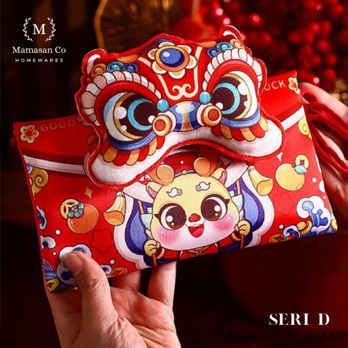 

CNY 2024 Fabric red envelope | Kain Amplop angpao imlek - Seri D