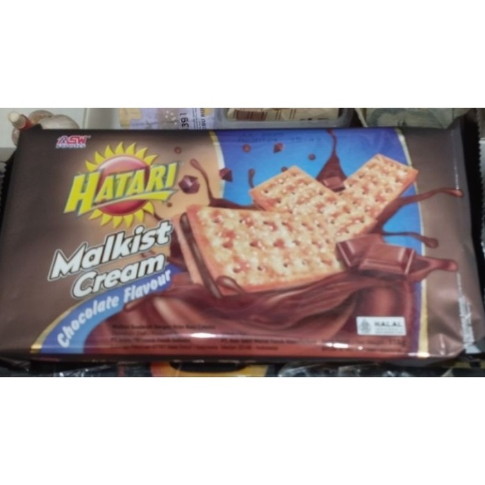 

New Item HATARI MALKIST CREAM CHOCOLATE 118G