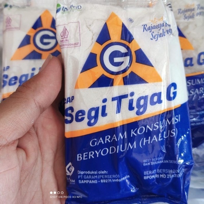 

NEW ITEM GARAM SEGITIGA HALUS 200G BAHAN MASAK