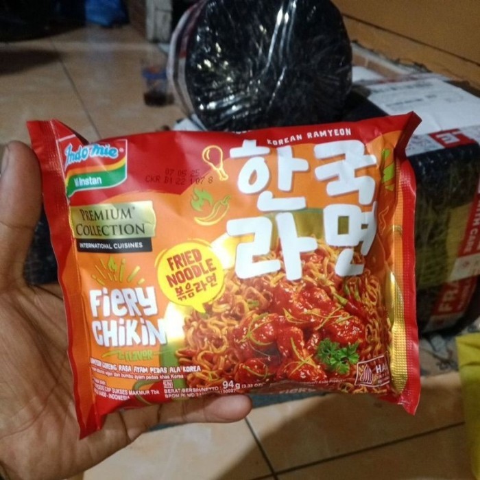 

NEW ITEM NOODLE INDOMIE PREMIUM KOREAN FIERY CHIKIN 94G