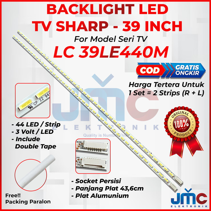 DK23 Backlight Tv Sharp Lc39Le440m Lc39Le440 Lc 39Le440 39Le440m