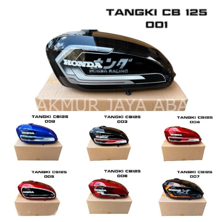 TENGKI CB 125 tangki 125 lembayung press galvanis tebal cb cat original anti karat berkualitas CB 12