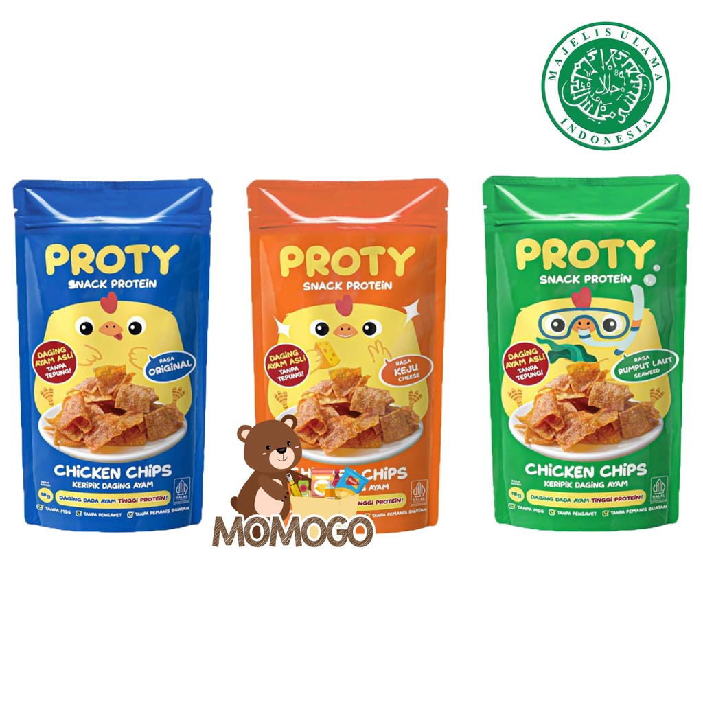 

PROTY SNACK PROTEIN CHICKEN CHIPS ALL VARIANT