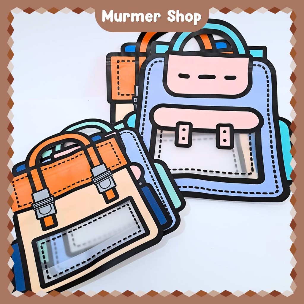 

Map Pouch Ziplock Tas Ransel Tempat Bingkisan Makanan Goodie Goody Bag Kemasan Hadiah gift