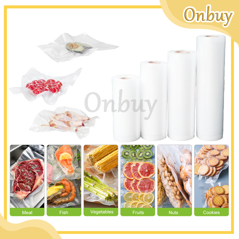 Kantong Plastik Vacuum Emboss Sealer Storage Bag