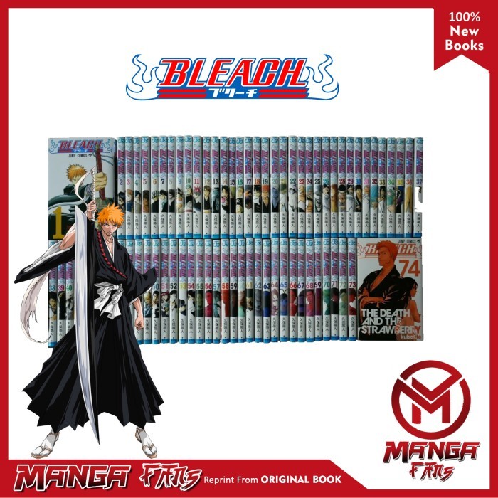 Komik manga Bleach Vol.1-74 (English)