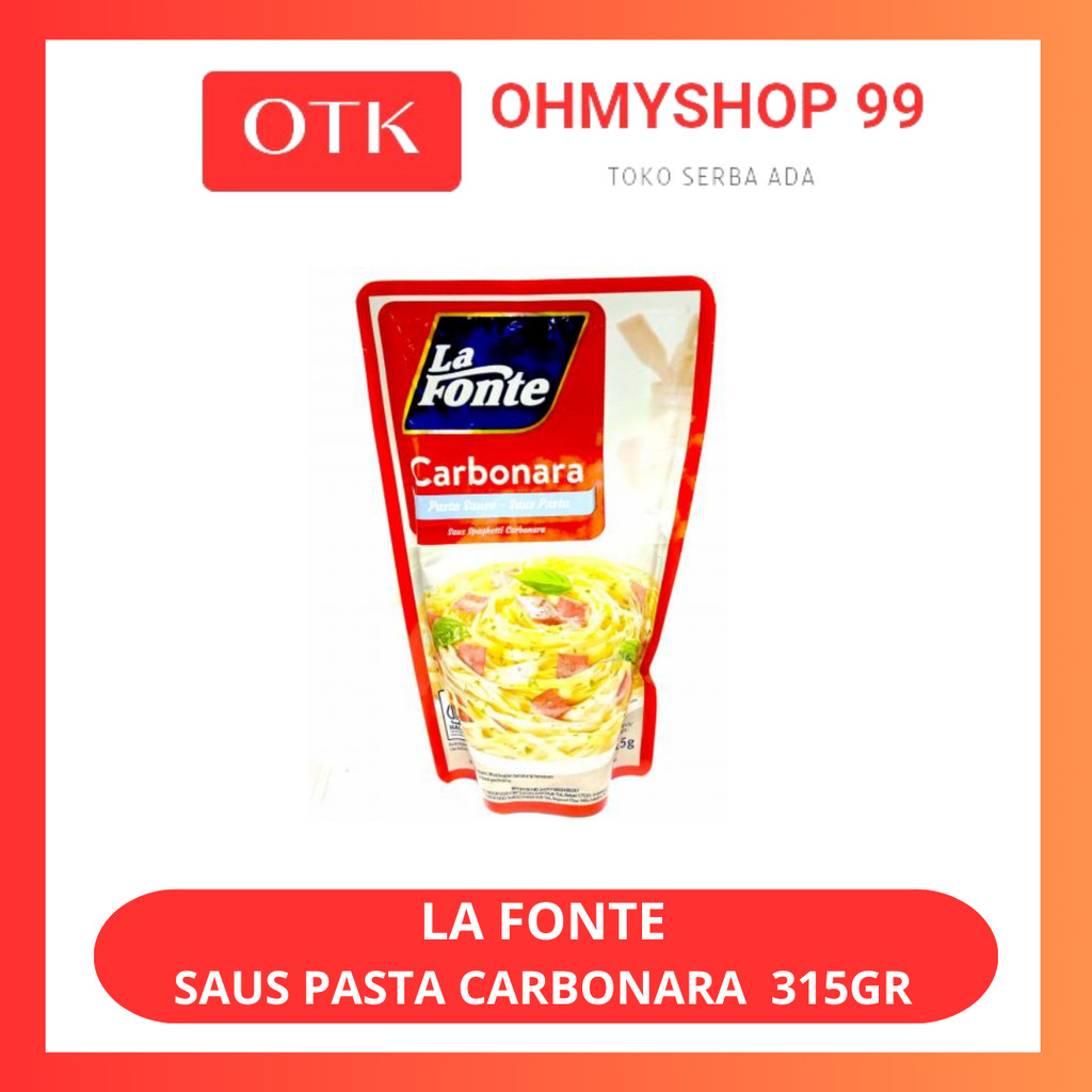 

La Fonte Saus Pasta Carbonara 315gr