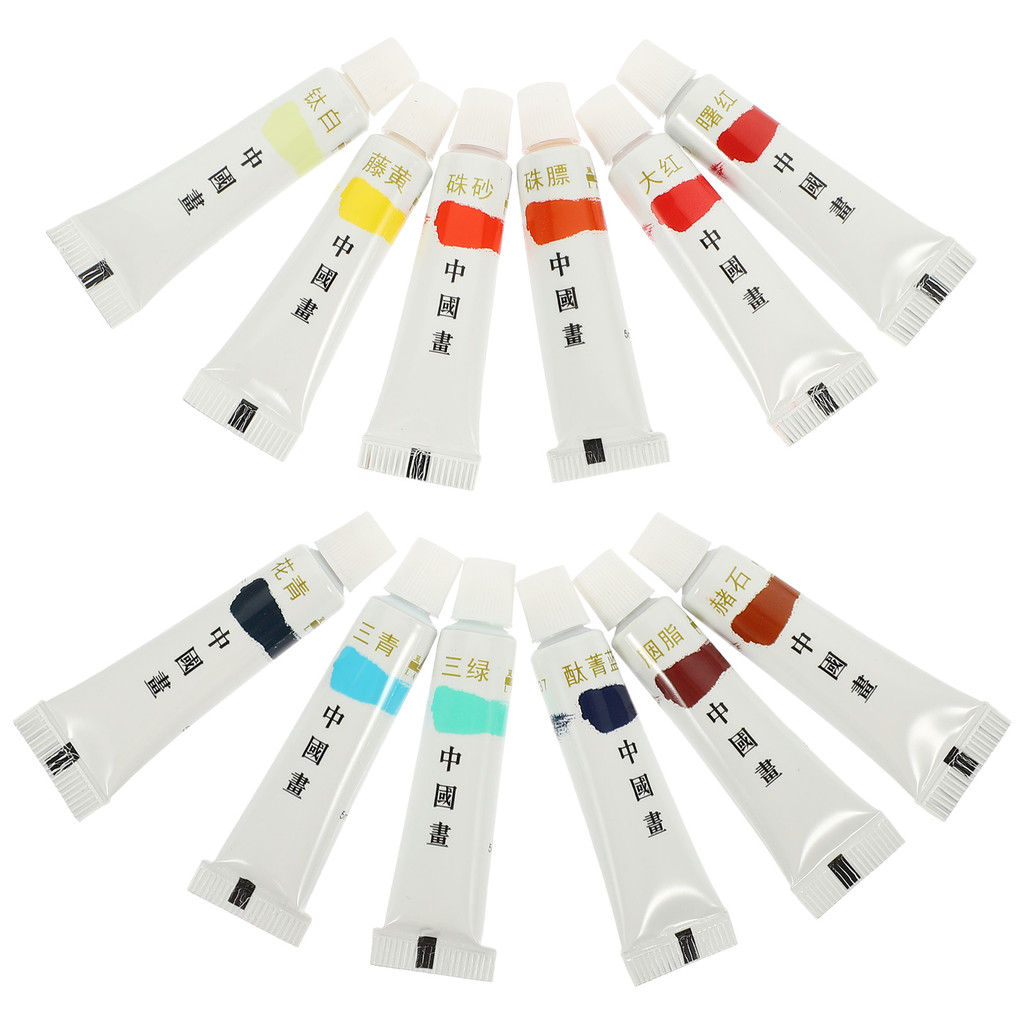 

Portable Paint Display Calendar Plastic China Paints Ink Landscape Painting Pigment