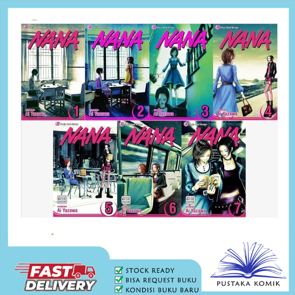 Manga Nana, by Ai Yazawa (21 book series)