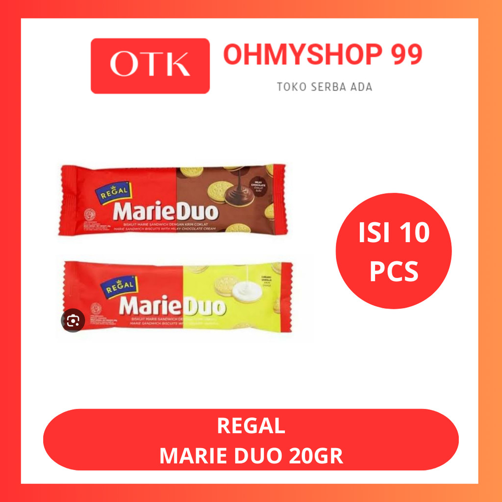 

REGAL Biskuit Marie Duo 10x20gr