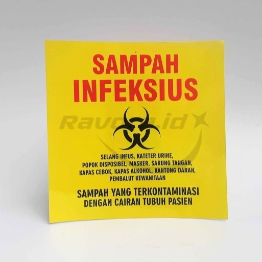 

Stiker Vinyl - Sampah Infeksius (Kuning)