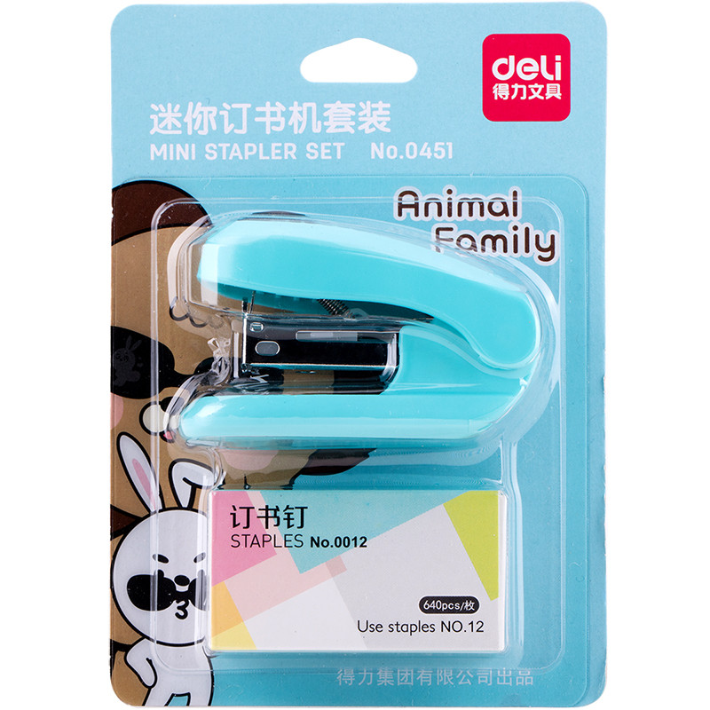 

Mini Stapler Set Portable 24/6 Staples Can Hold 12 Sheets Of Copy Paper Office And Study Stationery Supplies