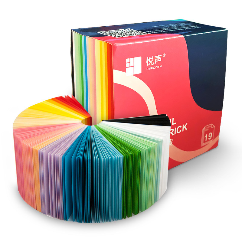 

380 Sheets Self-Sticky Notes 3x3 3.5x3.5 inch 19 Colors Book Kawaii Stationery Memo Pad Scrapbooking Easy to Post for School