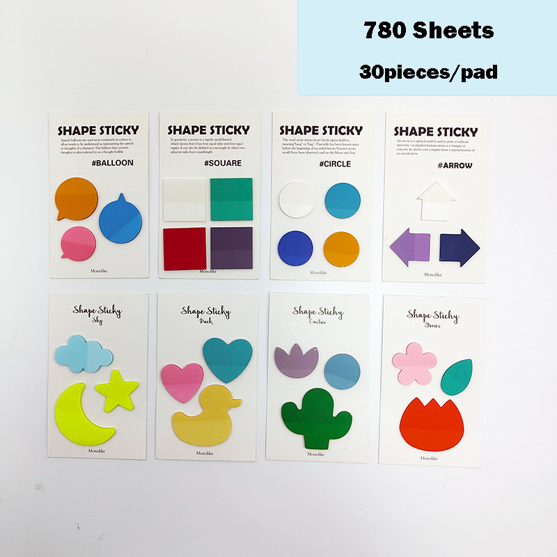 

KindFuny 780pcs Sticky Notes Kawaii Animal Memo Pads Stationery Student Gifts School Office Supplies Posted It
