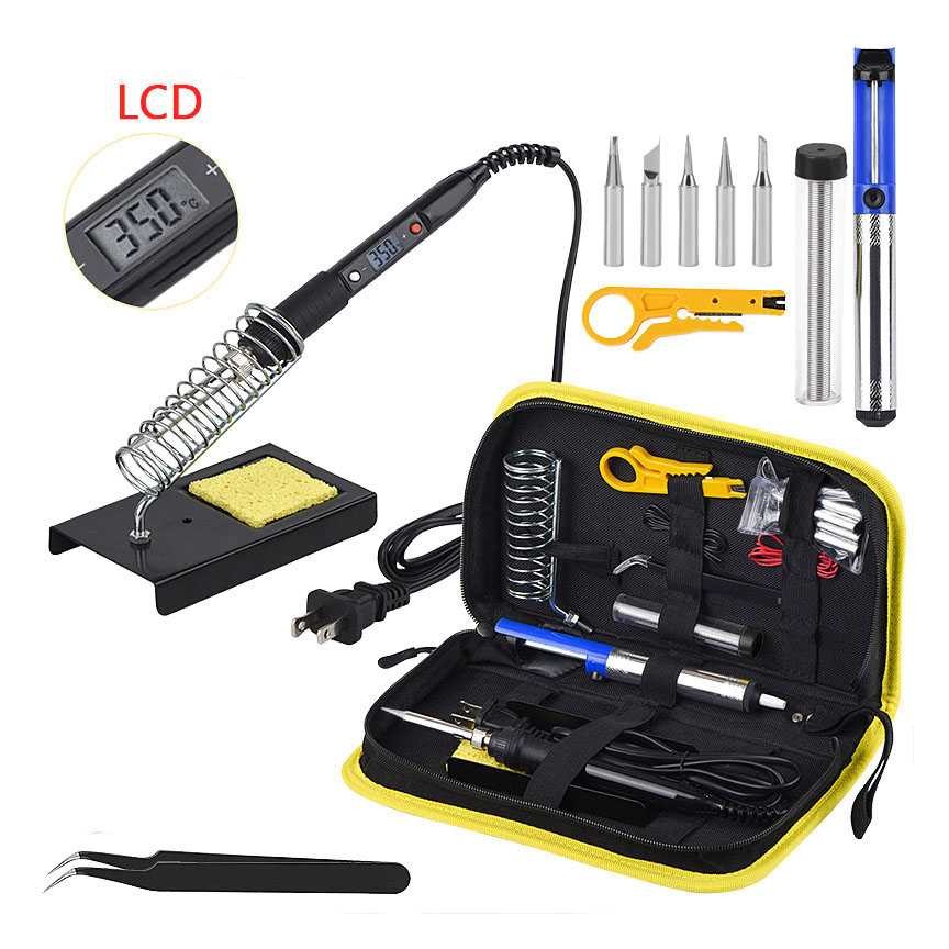 

JCD Set Peralatan Solder Listrik Kit LCD Electric Soldering 80W 220V - 908S