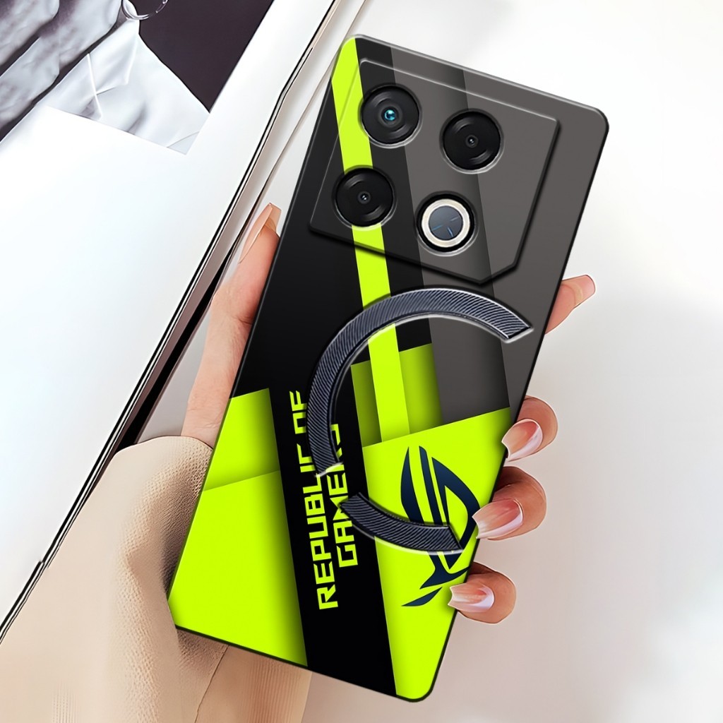 Soft Case INFINIX GT 20 PRO - Casing INFINIX GT 20 PRO Motif Rog Gaming - Softcase Premium Fourside 