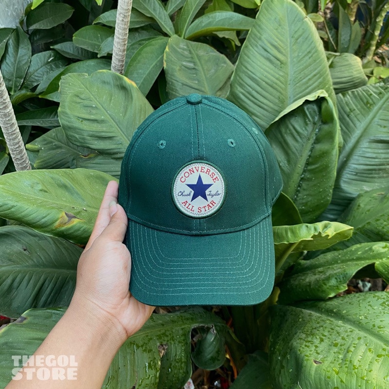 COD TOPI CAPS CONVERSE REGULER CAP (Green) ORIGINAL