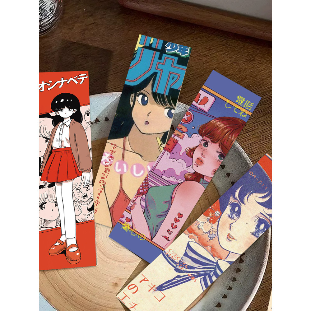 

30pcs/pack Japanese Style Vintage Paper Book Marks Retro Wind Bookmarks for Pages Books Readers Student Stationery