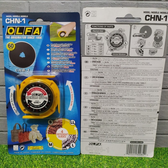 

Cutter Kain 60mm CHN-1 Olfa Chenille Cutter