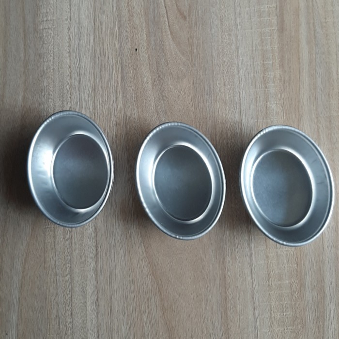 12Pcs Loyang Oval Bika Ambon Mini Cetakan Kue Press