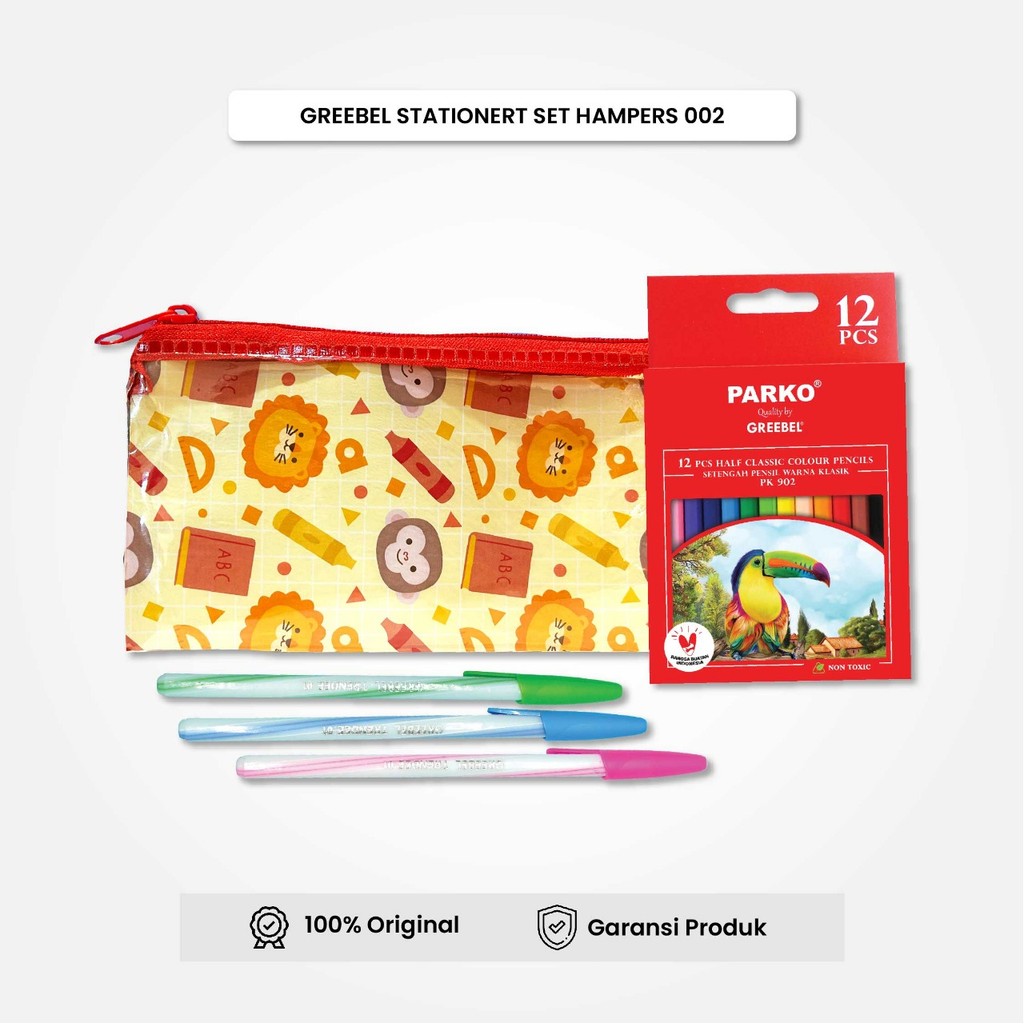 

Stationery Set Greebel Hampers 002 / Hadiah Untuk Anak / Hadiah Lomba / Bingkisan