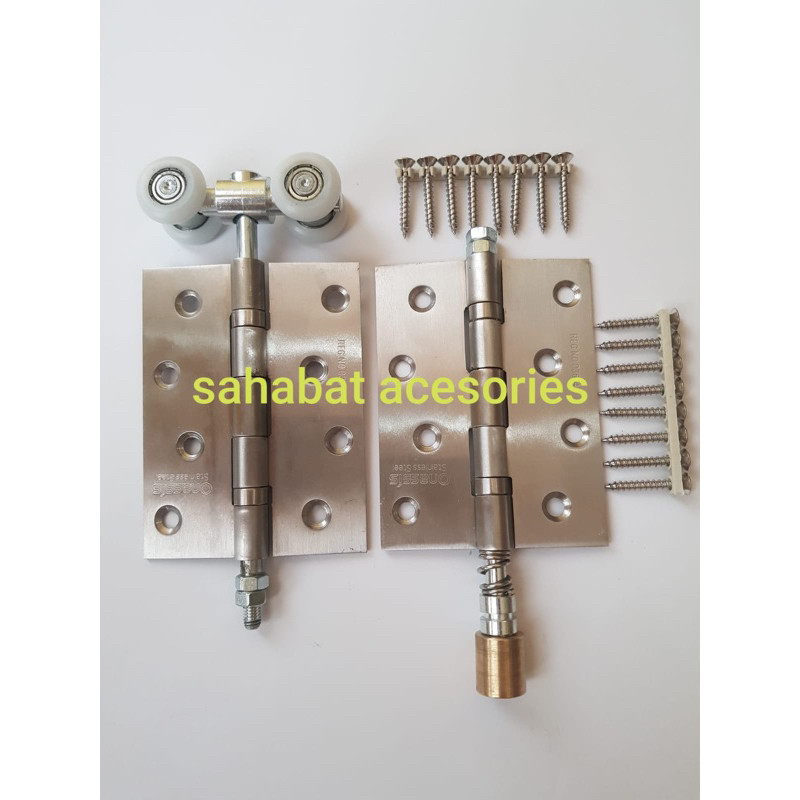 Roda Pintu Lipat+Engsel Lurus