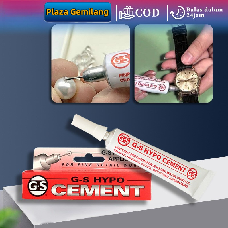 Lem Kaca Jam Tangan 9ml Lem Cincin Permata Gs Jewelry Glue Serbaguna Lem Jam Tangan Lem Perhiasan