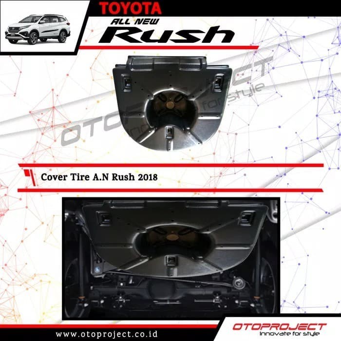 Cover ban - Sarung Ban Mobil - Cover Tire All new Rush 2018