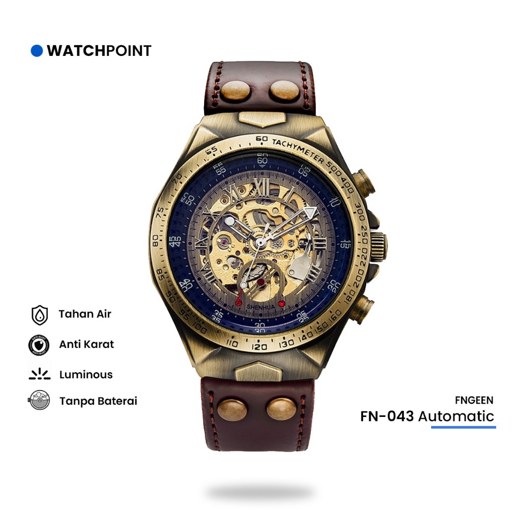 FNGEEN AUTOMATIC Jam Tangan Pria mechanical automatic Waterproof Casual Watch Otomatis Import Terlar