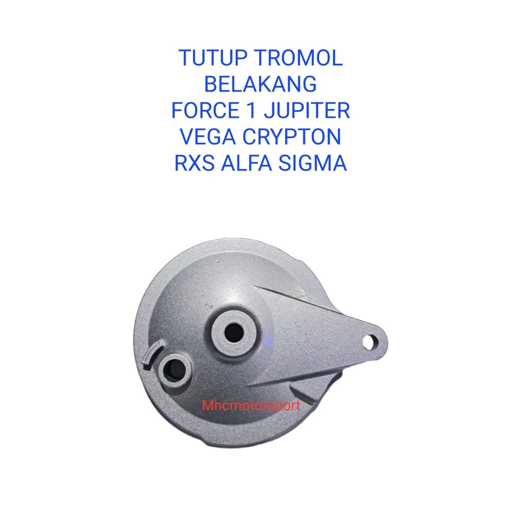 TUTUP TROMOL BELAKANG SILVER FORCE 1 RXS VEGA LAMA CRYPTON ALFA SIGMA