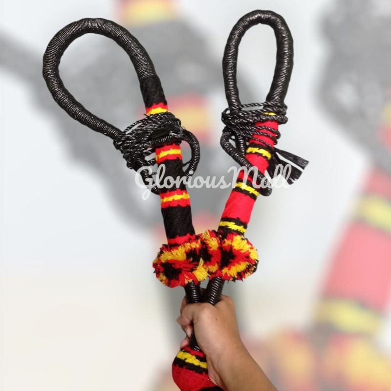 Pecut Bopo 3 Meter Rajut Gagang Kuat