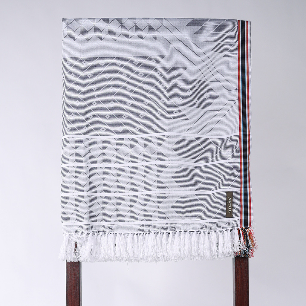 Surban Subaiyah ATLAS Motif Dobby SGF 01 Putih 02