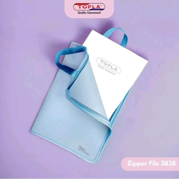 

Organizer Terlaris- [Lucuu] TOPLA 3838 ZIPPER BAG TOP HANDLE DOCUMENT FILE FOLDER MAP RESLETING TALI PEGANGAN ATAS - pink