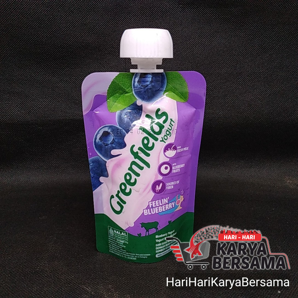 

GREENFIELDS GREEN FIELDS YOGURT BLUEBERRY POUCH 110GR