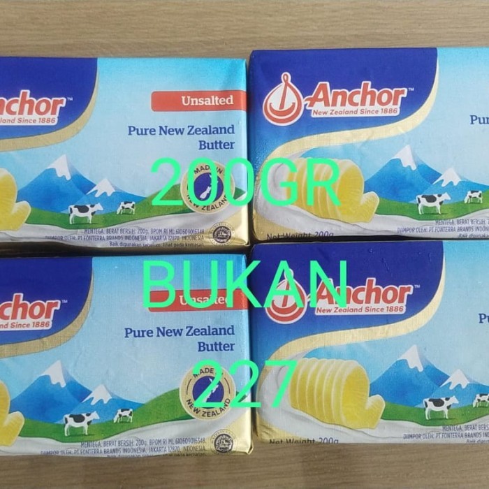 

[[PROMO]] Anchor Unsalted Butter 227gr ENAK