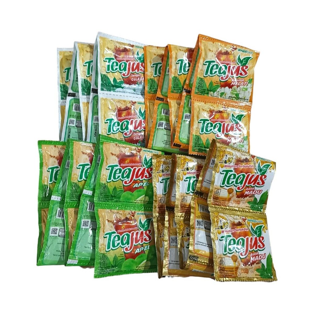 

[1 BALL] Teajus Minuman Serbuk Gula Batu isi 6 Renceng