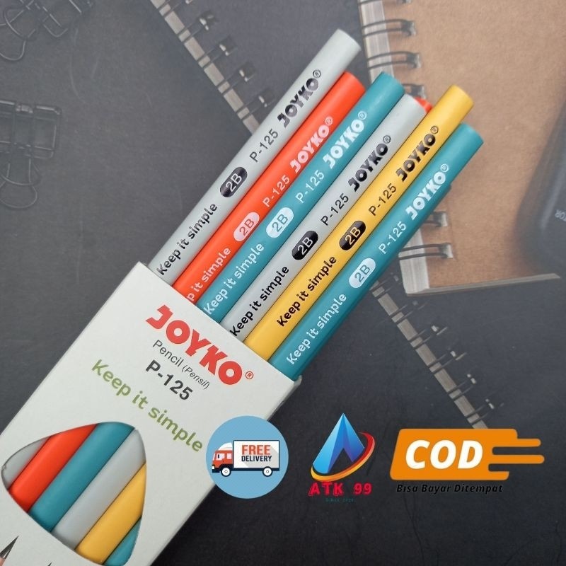 

Isi 12 Pensil P-125 JOYKO Pensil 2B/Keep It Simple Pencils/Pensil Computer