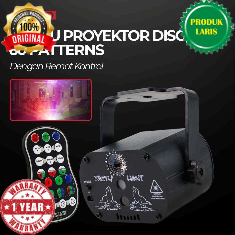 Lampu Proyektor Disco Patterns Moving Beam Control Ikut Bisa Untuk Club Lighting Ktv Par Sound Party