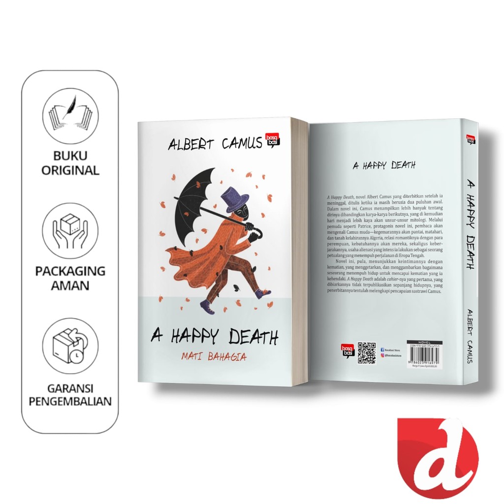 Buku A Happy Death; Mati Bahagia (Albert Camus) BASABASI