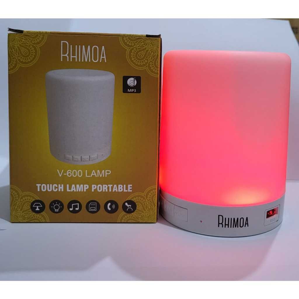 Speaker Bluetooth Rhimoa V600 Lampu led