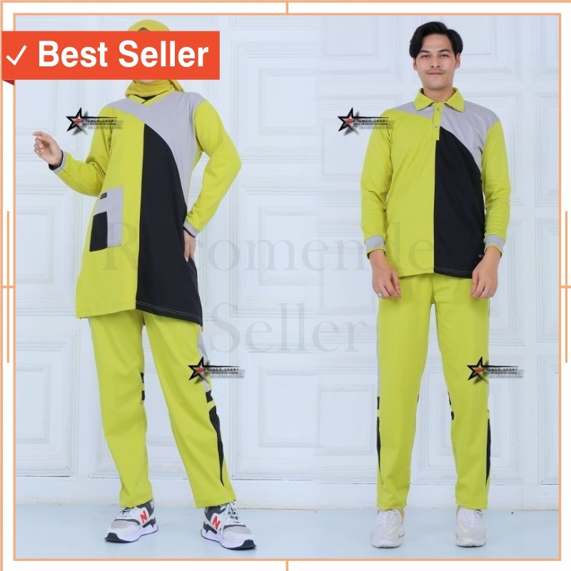 Kekinian Sport Olahraga Senam zumba aerobik Gym Murah / Seragam Olahraga Senam Pria Dan Wanita Terba