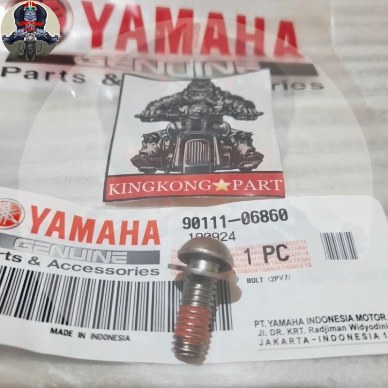 baut cover knalpot nmax new original 90111-06860