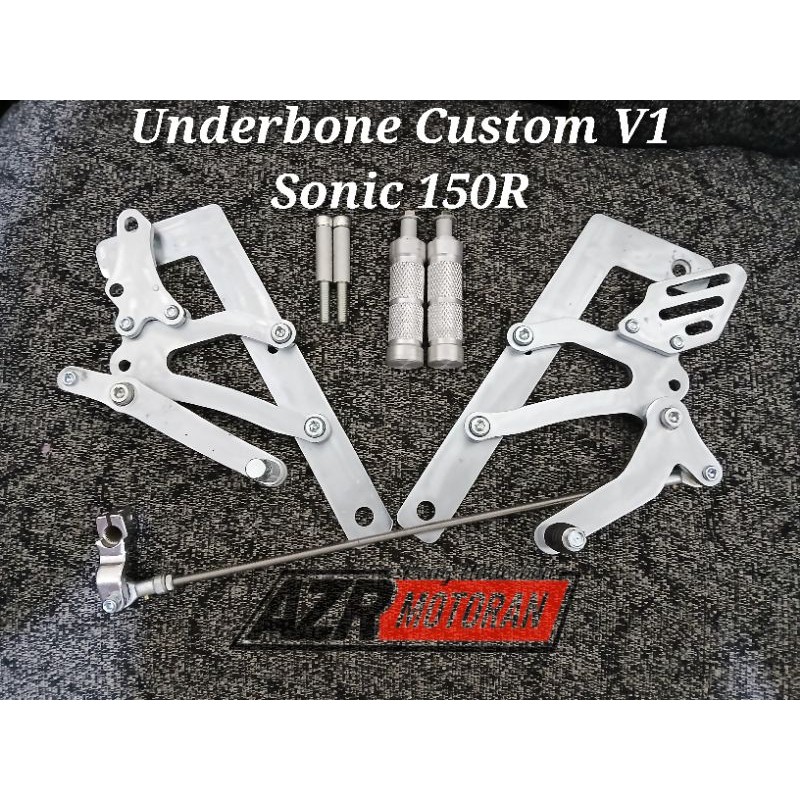 Underbone Custom Sonic 150R footstep underbone sonic 150R bukan merk bpro