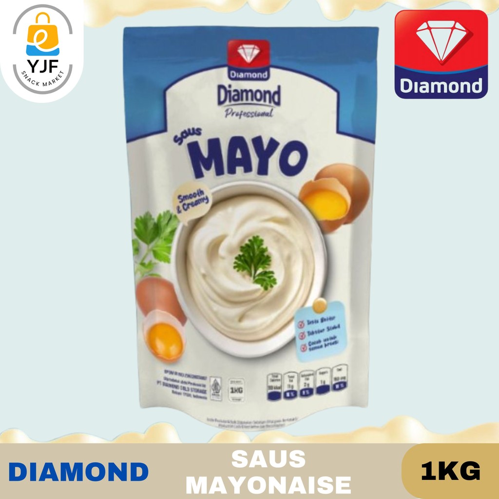 

Diamond Saus Mayo 1Kg / Mayonaise / Mayonais / Saos Mayo / Mayonais Original